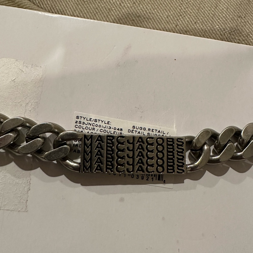 Brand new, authentic Marc Jacobs choker/necklace